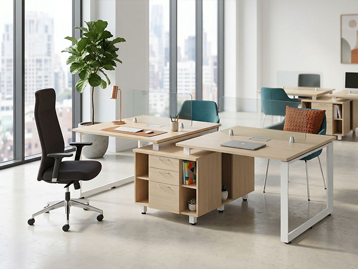 Module bàn làm việc melamine