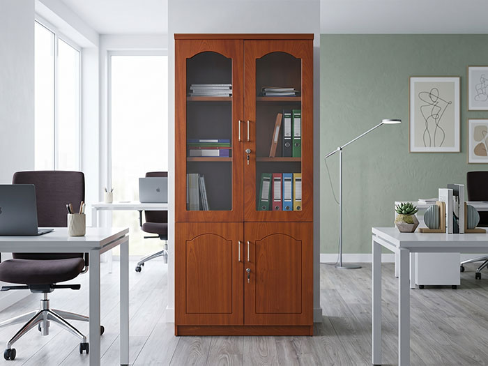 Tủ gỗ veneer văn phòng