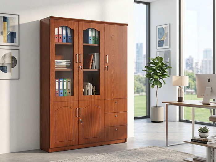 Tủ gỗ veneer văn phòng