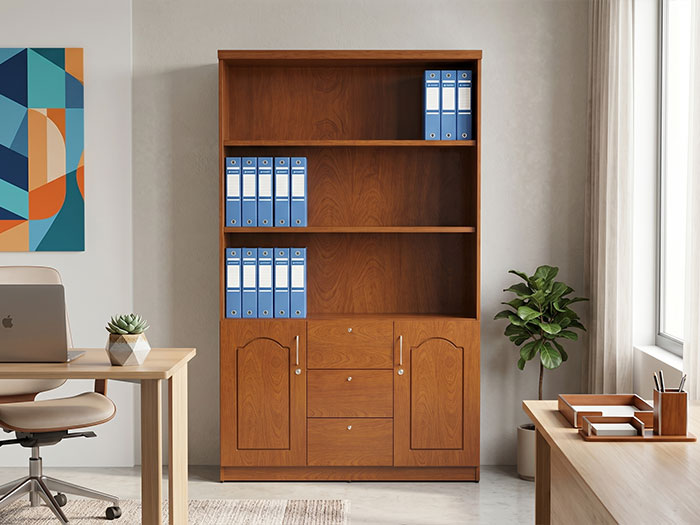 Tủ gỗ veneer văn phòng