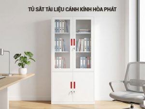 Tủ sắt tài liệu cánh kính