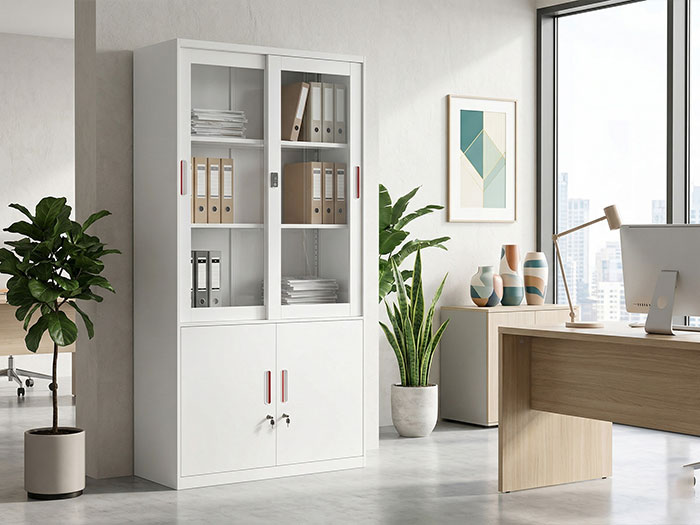 Tủ sắt tài liệu cánh kính