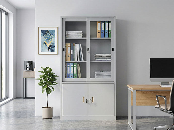 Tủ sắt tài liệu cánh kính