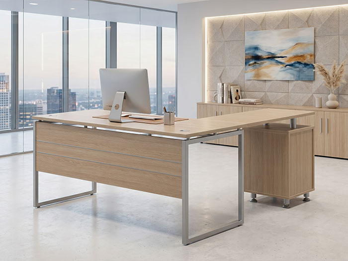 Bàn giám đốc chữ L giá rẻ