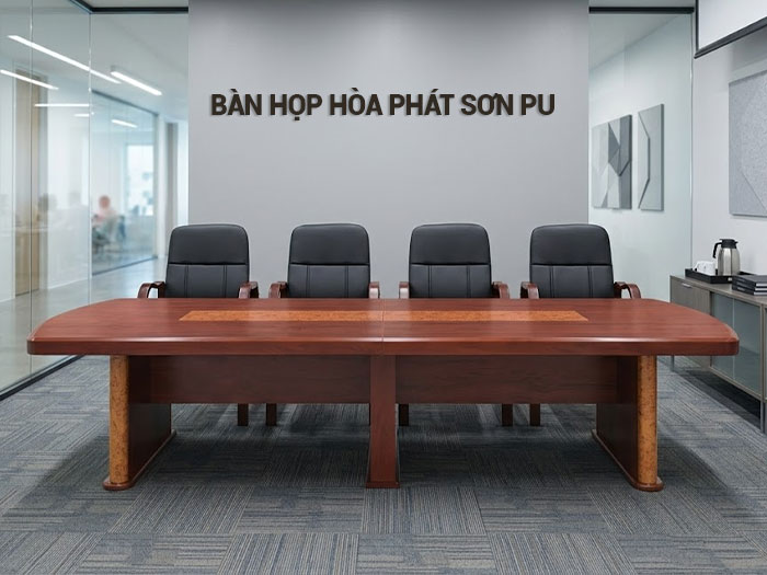 Bàn họp Hòa Phát sơn PU