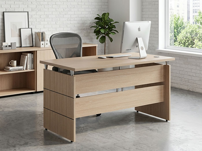 Bàn nhân viên gỗ công nghiệp melamine