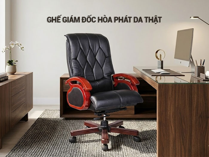 Ghế giám đốc Hòa Phát da thật