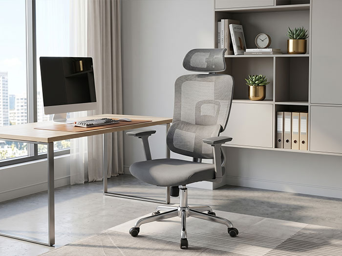 Ghế lưới văn phòng có tựa đầu