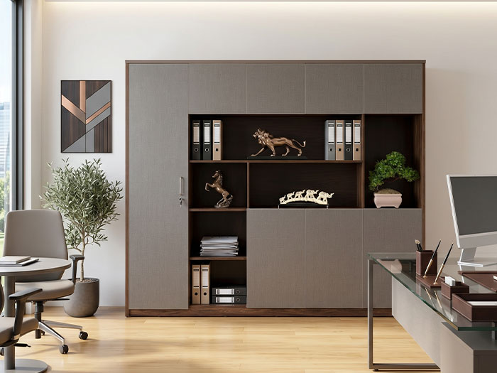 Tủ giám đốc kết hợp kệ trang trí