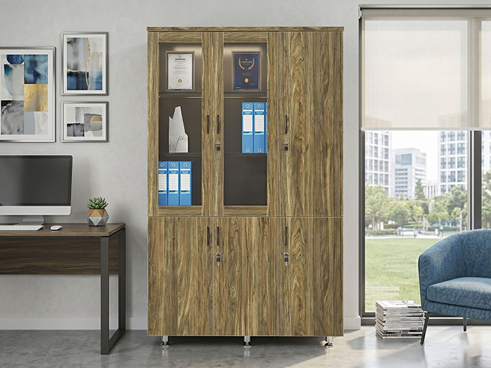 Tủ gỗ văn phòng Hòa Phát 3 buồng