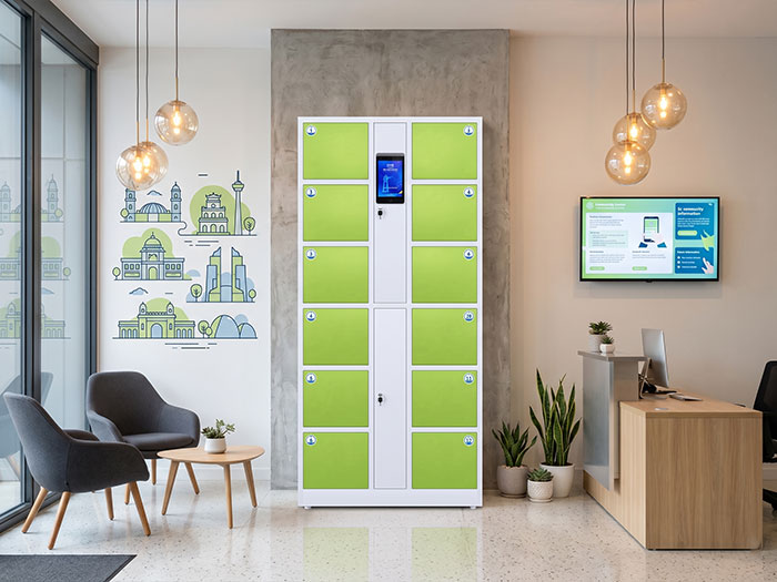 Tủ locker khóa điện tử