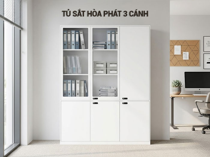 Tủ sắt Hòa Phát 3 cánh