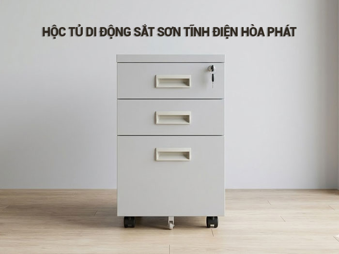 Hộc tủ di động sắt sơn tĩnh điện