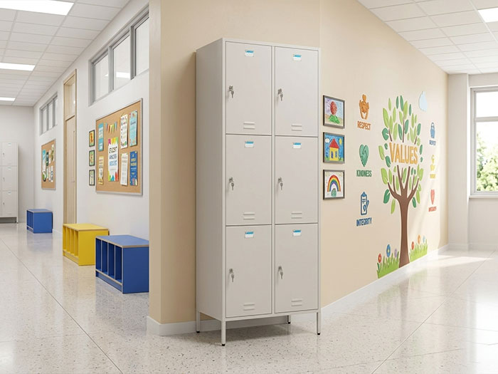 Tủ locker sắt cho trường học