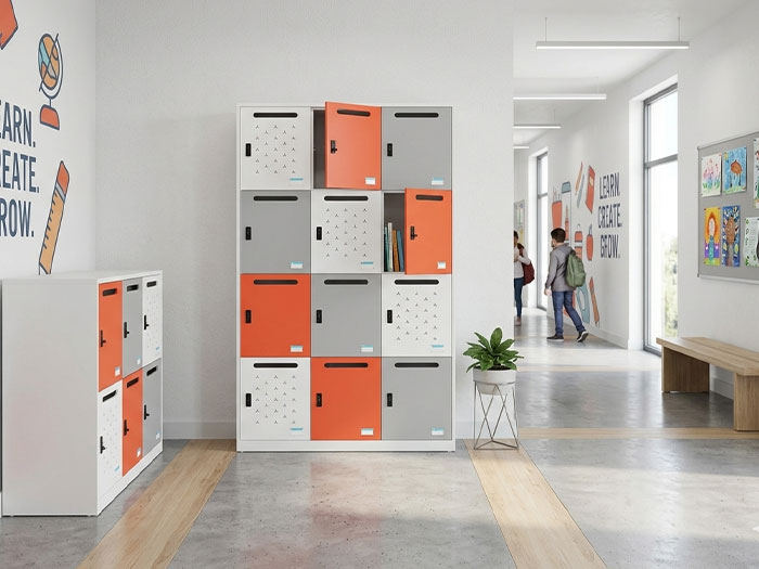 Tủ locker sắt cho trường học