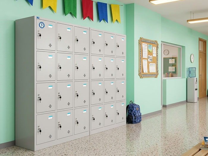 Tủ locker sắt cho trường học