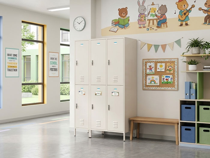 Tủ locker sắt cho trường học