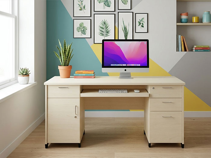 Bàn làm việc gỗ tại nhà