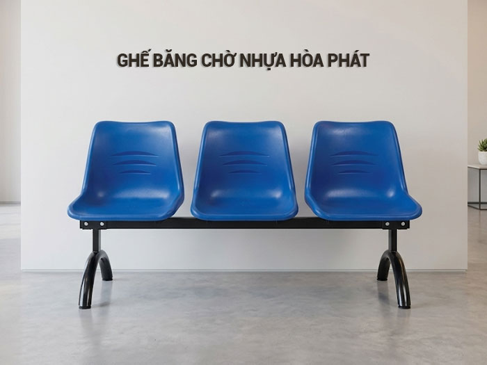 Ghế băng chờ nhựa Hòa Phát