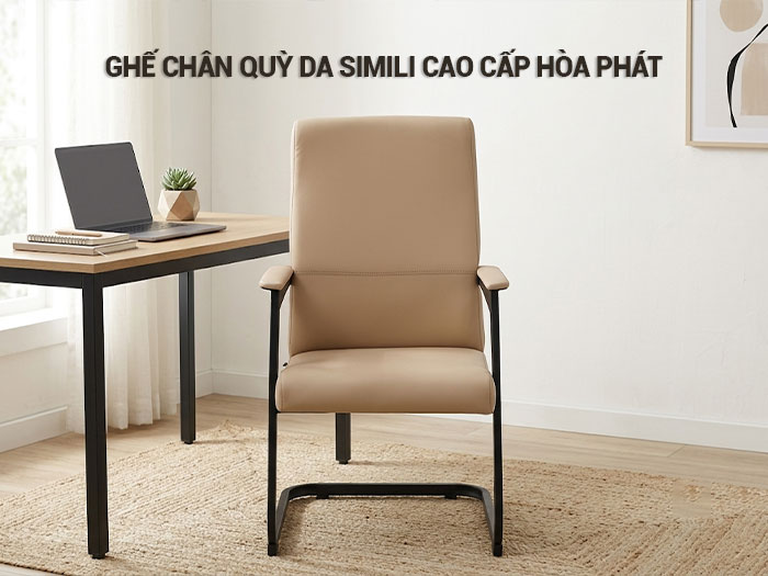 Ghế chân quỳ da simili cao cấp