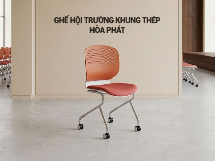 Ghế hội trường khung thép