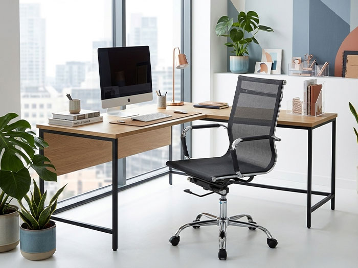 Ghế xoay lưới lưng trung