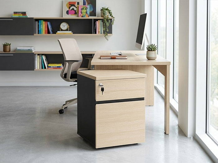 Hộc tủ cố định văn phòng