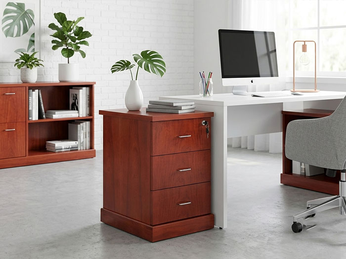 Hộc tủ cố định văn phòng