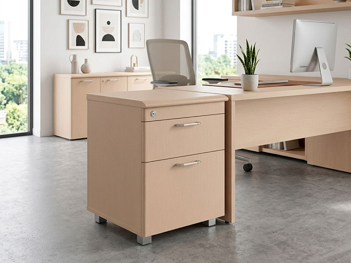 Hộc tủ cố định văn phòng
