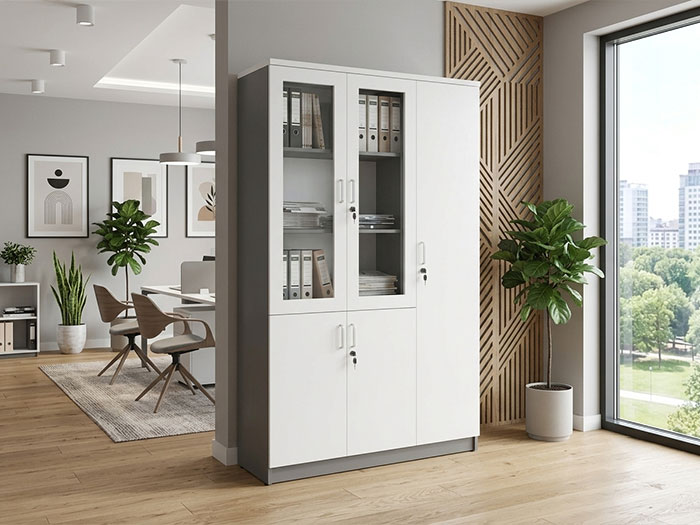 Tủ hồ sơ gỗ 3 cánh Hòa Phát