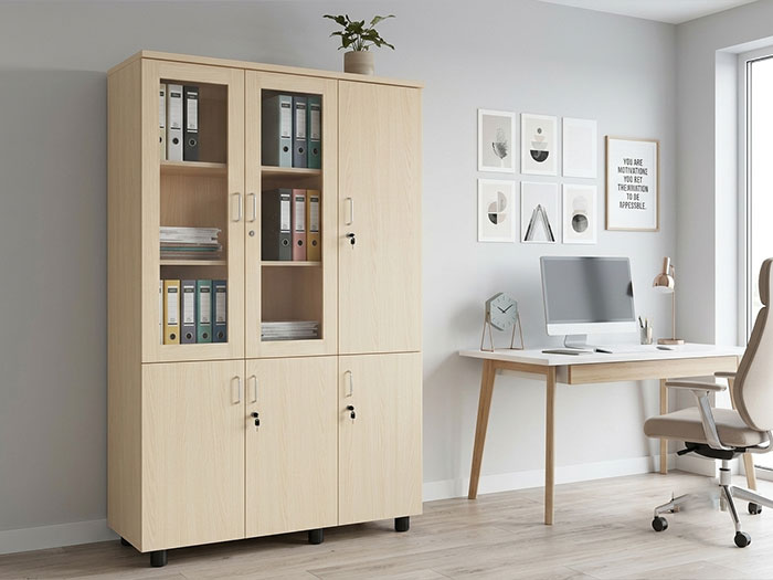 Tủ hồ sơ gỗ 3 cánh Hòa Phát