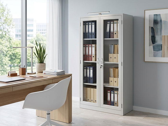 Tủ hồ sơ sắt Hòa Phát 2 cánh