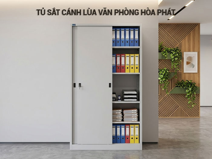 Tủ sắt cánh lùa văn phòng